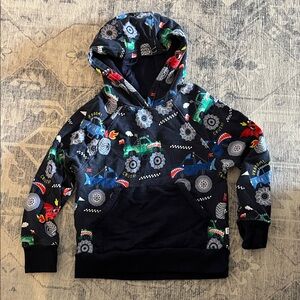 Little Sleepies monster truck Print Hoodie